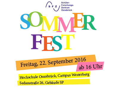 Sommerfest des SFZ am 22. September 2017