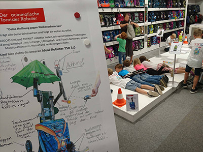 Tornister-Roboter im Praxistest